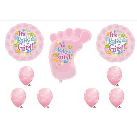 It S A Girl Baby Shower Foot Party Balloons Decorations Supplies By It S A Girl Baby Shower Foot Party Balloons Decorations Supplies By
