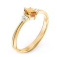 thumbnail image 3 of Bague Ovale avec Accents d'Épaule - Citrine (November), 3 of 5