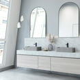 thumbnail image 5 of VIGO Cadman Modern Gray Concreto Stone 21 in. L x 14 in. W x 5 in. H Rectangular Fluted Bathroom Vessel Sink, 5 of 10