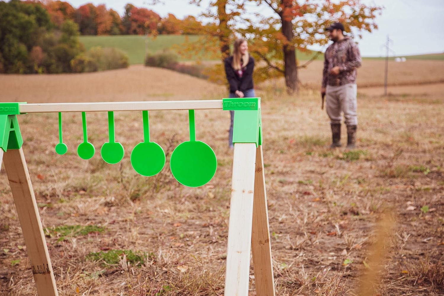Throom Targets Hangtuff Complete Target Kit, 5 Targets, Green,