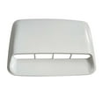 thumbnail image 3 of relayinert Car Hood Scoop Vent Cover Premium Automobile Modification Durable Sturdy Accessory Enhances Engine Cooling Rain Hail White 40x28cm, 3 of 6