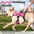 thumbnail image 4 of Arnés para perros Rabbitgoo Escape Proof Full Body M Rosa, 4 of 8