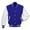 Blue-M, variant on Men’s Varsities Jackets Baseball Letterman Jackets Wool Body Leather Sleeves Bombers Coat