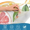 thumbnail image 4 of Yayeee Kitchen Valance Rod Pocket 54" x 18" Living Room Window Curtain, Grapefruit Slices, 4 of 6