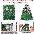 thumbnail image 3 of Christmas Drawstring Gift Bags - 15Pcs With 8 Styles, 4 Sizes, 16 Tags - Large Xmas Bags for Presents, Holiday Party, 3 of 5