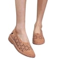 thumbnail image 3 of NOKIO Stylish Women'S Breathable Slip-On Flats Ladies Shoes Breathable Shoes Open Slip On Fashion Women Out Toe Flat Hollow Womens Casual Shoes Women'S Ballet Flats, 3 of 6