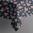 thumbnail image 5 of Pioneer Flower Floral Print Pattern Square Tablecloth, Waterproof Wipeable Spillproof Washable Table Cover for Home Kitchen Party and Daily Decor 42"x42", 5 of 6