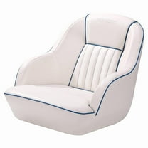 Towallmark Boat Captain Chair, Pontoon Boat Seats, Captains Chairs with Ergonomic Design, Compression Foam Padding and Molded Frame for Standard Mounting
