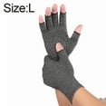 thumbnail image 2 of Guantes para artritis para mujeres y hombres: guantes de compresión antideslizantes para aliviar el dolor de artritis (gris) 647, 2 of 5