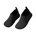 thumbnail image 4 of NexTorq Men's Water Shoes, Beach Socks, Foldable Shoes, Water Shoes for Women Men for Swim Pool Beach Camping Cruise Vacation Quick-Dry Aqua Socks Barefoot Yoga Travel, Black, 5.5, 4 of 4