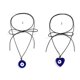 thumbnail image 3 of Round Collar de cadena de clavícula de la suerte para mujeres y hombres, regalo de amistad, gargantilla hecha a mano, 3 of 5