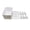 White, variant on Hydroponic Growing Box For Indoor Gardening And Vegetables Polypropylene Construction