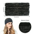 thumbnail image 2 of Lieonvis Knitted Headband Breathable Warm Ear Warmers Soft Elastic Woolen Headband for Women Girls Stretch Turban Head Wraps Hair Accessories for Daily Wear and Sport, 2 of 6