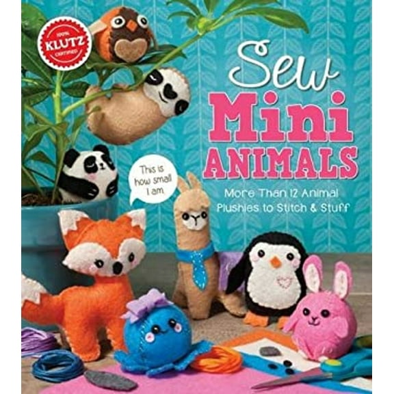 Pre-Owned Sew Mini Animals (Hardcover) by Klutz (Creator)