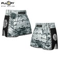 thumbnail image 6 of Fluory Men Women Kids Thai Boxing Short Fairtex Shorts MMA shorts Mechanical Printing Design Boxing Pants Shorts embroidery, 6 of 6