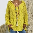 thumbnail image 1 of EGNMCR Cardigans pour Femmes, Pulls pour Femmes Mode Ample Grande Taille Couleur Capuche Manches Longues Hauts Chandail Femmes, 1 of 8