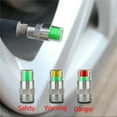 thumbnail image 5 of TONAIN Car Wheel Tire Valve Caps Auto Stem Caps Car Tire Pressure Gauge Indicator Alert Monitoring Valve Cap Sensor, 5 of 9