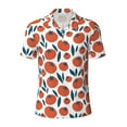 thumbnail image 2 of Daiia Hand Drawn Tomatoes Pattern Men’s Polo Shirts,Solid Deck Shirt,Classic Fit, Breathable Cotton Polo for Casual and Sport Wear-Medium, 2 of 9