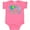 Hot Pink, variant on Inktastic My Big Sister Loves Me Cute Elephants Boys or Girls Baby Bodysuit