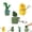 3pcs, variant on Croaky Buddy Keychain, Frog Keychain with Sound, Rechargeable Quacking Duck & Croaking Frog Keyboard Fidget Toy Keychain with LED Light