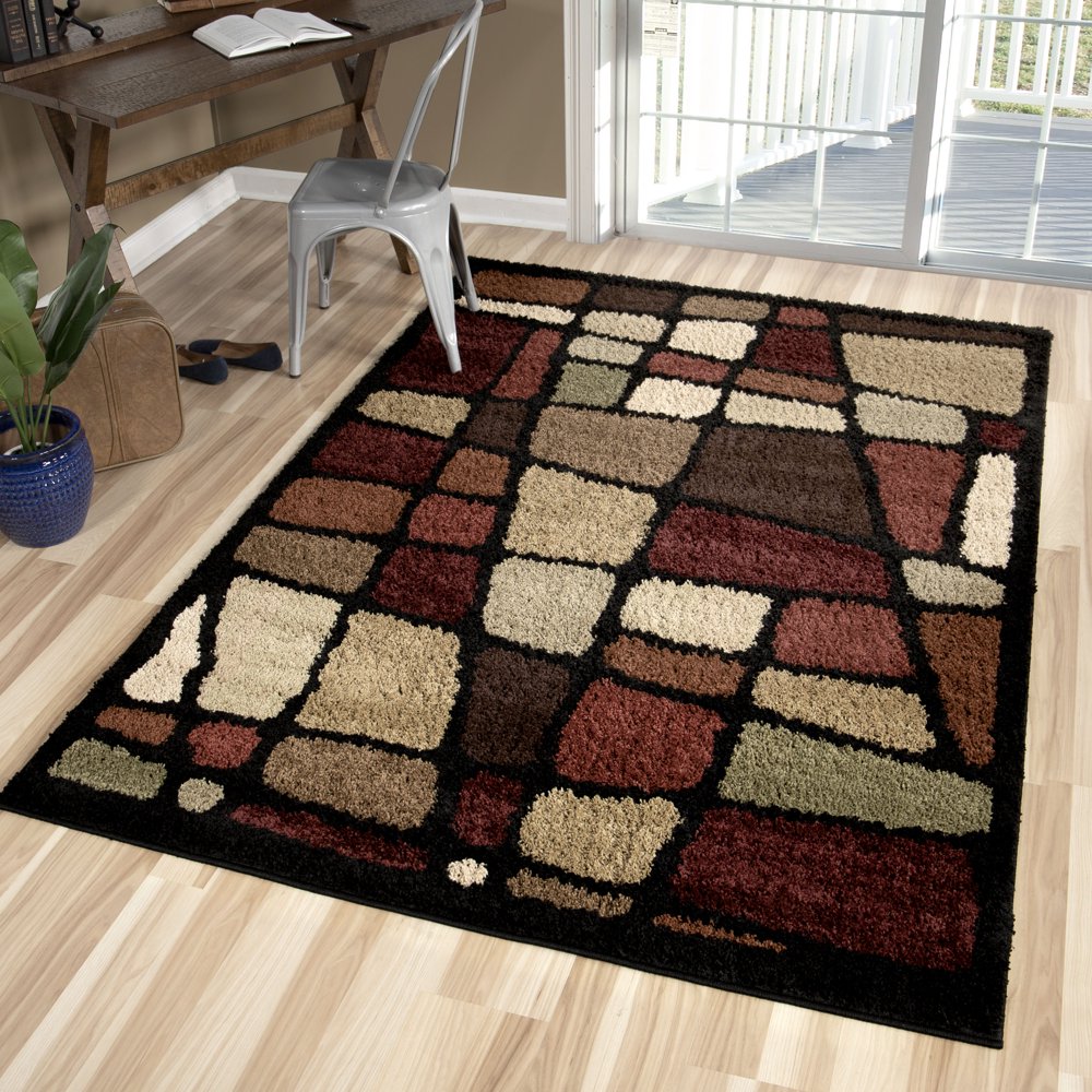 Orian Rugs Geometric Streetfair Modern Area Rug, Beige