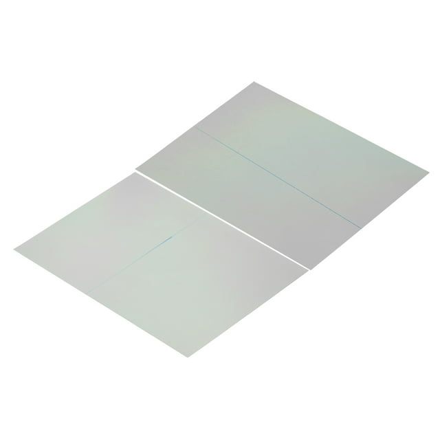 Hojas de película polarizada Uxcell de 9.7" Filtro polarizador lineal adhesivo 20x15.2cm para pantalla 0/90 grados 2 piezas