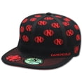 thumbnail image 1 of Darkncold Multi Logo Fitted Baseball Cap Black Red, 1 of 1