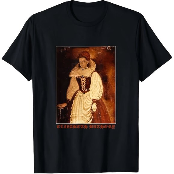 Gothic Graphic Tee Featuring Countess Elizabeth Bathory, The Vampire