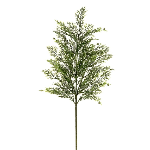 Vickerman 27" Artificial Cedar Spray. Includes 2 sprays per pack.