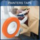thumbnail image 2 of Cinta de enmascarar Unique Bargains, cinta para pintar autos DIY, 1 pieza naranja de 0.7 pulgadas x 60.1 yardas, 2 of 7