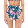 thumbnail image 2 of Jessica Simpson Women's Contemporary Gardenia Paradise High Waisted Tie Swim Bottoms, Sizes S-XL, 2 of 2