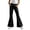 V84-Black, variant on WhouRiu Girls Casual Flared Pants Fashion Graphic Rigid Waist Trousers With Pockets Kids Comfortable Cute Everyday Wear,9-10 Years