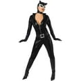 thumbnail image 2 of Adult's Large Size 10-12 Sexy Catwoman Cat Woman Sexy PVC Dominatrix Costume, 2 of 2
