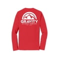 thumbnail image 2 of Gravity Outdoor Co. Chemise à Manches Longues - Rouge Vif - Logo Blanc - P, 2 of 2