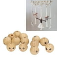thumbnail image 1 of Smiley Face Beads, Gift Loose Beads Wooden Smile Face Beads DIY Making  for Children, 1 of 8
