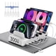 thumbnail image 1 of wonima02 300W Charging Station for Multiple Devices, 8 Port Multi USB C Fast Charger Station Dock for MacBook iPhone 16/15/14/13/12 Samsung Pixel Series iPad, White (6 Mixed Short Cables Included), 1 of 1