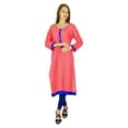 thumbnail image 3 of Phagun Bollywood Kurta Indian Designer Women Ethnic Kurti Cotton Tunic Dress, 3 of 5