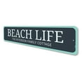thumbnail image 4 of Beach Life Novelty Sign, Metal Wall Decor - 4x18 inches, 4 of 4