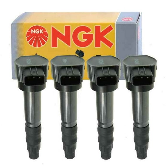 4 pc NGK Ignition Coils compatible with Mitsubishi Lancer 2.4L L4 2004-2006