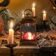 thumbnail image 5 of RKSTN christmas deals Christmas Decorations Candle Wind Lamp Night Light Holiday Atmospheres Decoration Props Charcoal Fireplace Small Wind Lamps, 5 of 6