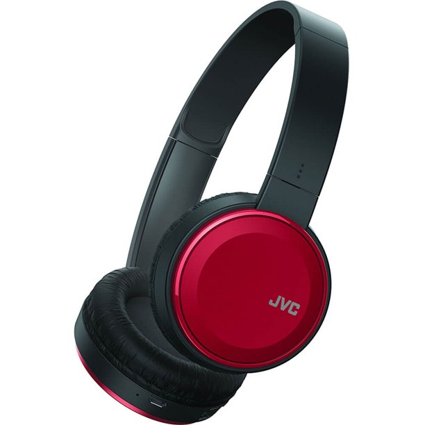 JVC HAS190BTR Colorful Bluetooth Wireless Headphones Red Walmart
