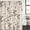 Brown, khaki, linen, variant on Teal Green Botanical Shower Curtain Set - 72" x 78" Washable Bathtub Curtain with 12 Hooks, Rustic Country Spring Floral Summer Leaf Waterproof Fabric Stall Shower Curtains for Bathroom/Bathtub