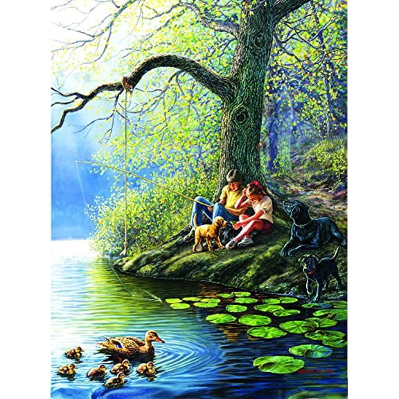Sunsout Places Remembered Spring - 1000pc Jigsaw Puzzle