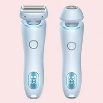 Ashosteey Electric Shaver Razors,Electric Razors Shaver for Women,2-IN-1 Womens Electric Razor for Leg Arm Face Pubic Area, Cordless Bikini Trimmer Hair Removal for Women with Painless