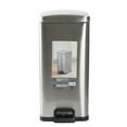 thumbnail image 2 of Hometrends 30L Stainless Steel Hands-Free Kitchen Trash Can Soft Close Lid, Fingerprint-Resistant Finish, 2 of 6