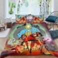 thumbnail image 2 of Los Increíbles Conjunto de sábanas temático, trío de piezas, cómodo y amigable con la piel, diseño único, regalo de decoración para el hogar para familiares, amigos y fans,173cm *218cm, 2 of 6