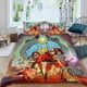 thumbnail image 2 of Los Increíbles Conjunto de sábanas temático, trío de piezas, cómodo y amigable con la piel, diseño único, regalo de decoración para el hogar para familiares, amigos y fans, 90 cm * 190 cm, 2 of 6