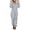 Gray, variant on Rompers for Women Fall Winter Loungewear Plaid Long Sleeve Zip up Fleece Casual Jumpsuit with Pant One Piece Outfits for Women S-2XL Red