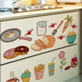 thumbnail image 4 of Hometravel Refrigerator Wall Stickers, Cute Cartoon Kitchen Decal Set, Self-Adhesive Decorations for Appliances, Cabinets, Restaurant Walls, 4 of 9