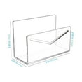 thumbnail image 5 of SIEYIO Convenient Acrylic Envelope Stand Clear File Versatile Mail Sorter Letter Rack Postcard Storage Countertop, 5 of 9